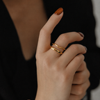 Organic Wave Ring-Rings-Aureza