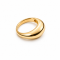 Minimalist Dome Statement Ring-Rings-Aureza