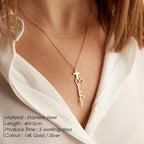 Personalized Cross Name Necklace-Necklaces-Aureza