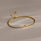 Personalized Crystal Name Bracelet-Bracelet-Aureza