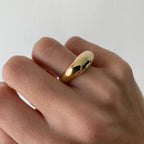 Minimalist Dome Statement Ring-Rings-Aureza