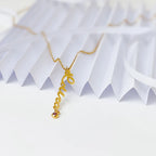 Personalized Birthstone Name Necklace-Necklaces-Aureza