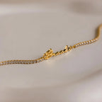 Personalized Crystal Name Bracelet-Bracelet-Aureza